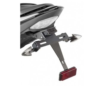 LICENSE PLATE HOLDER FOR SUZUKI GSR750 2011-2016 - BLACK LICENSE PLATE HOLDER FOR SUZUKI GSR750 2011-2016 - BLACK